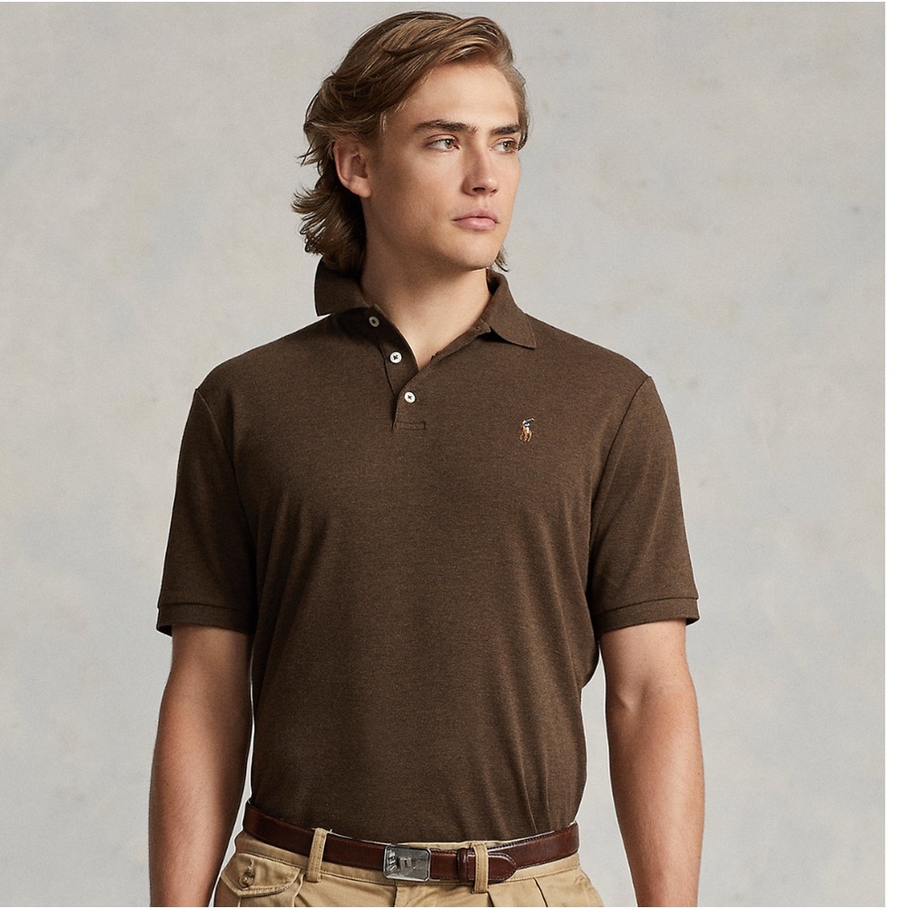 Polo by Ralph Lauren Brown Men's Shirt